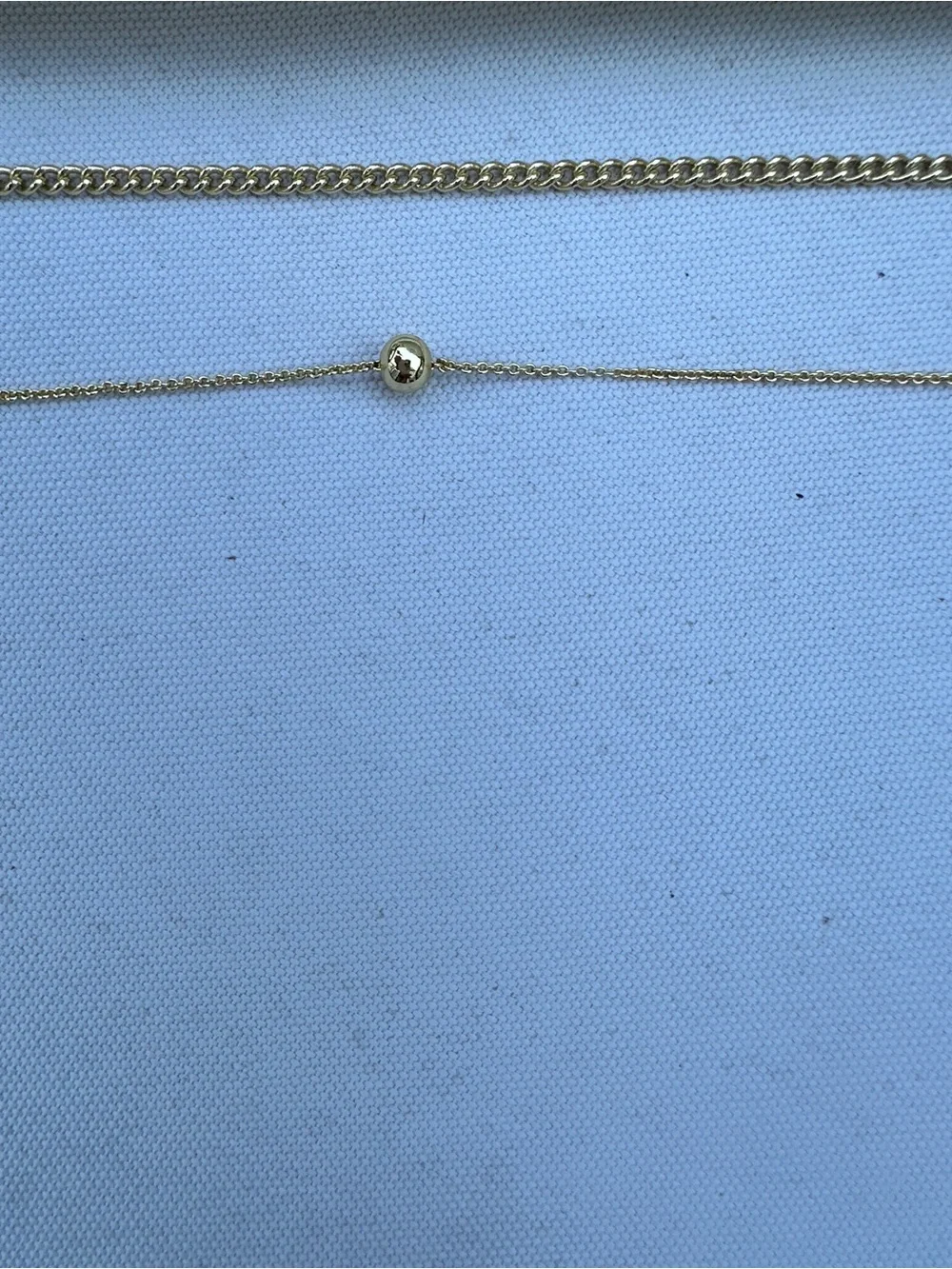 Delicate Gold Chain Necklace Set - Two Styles